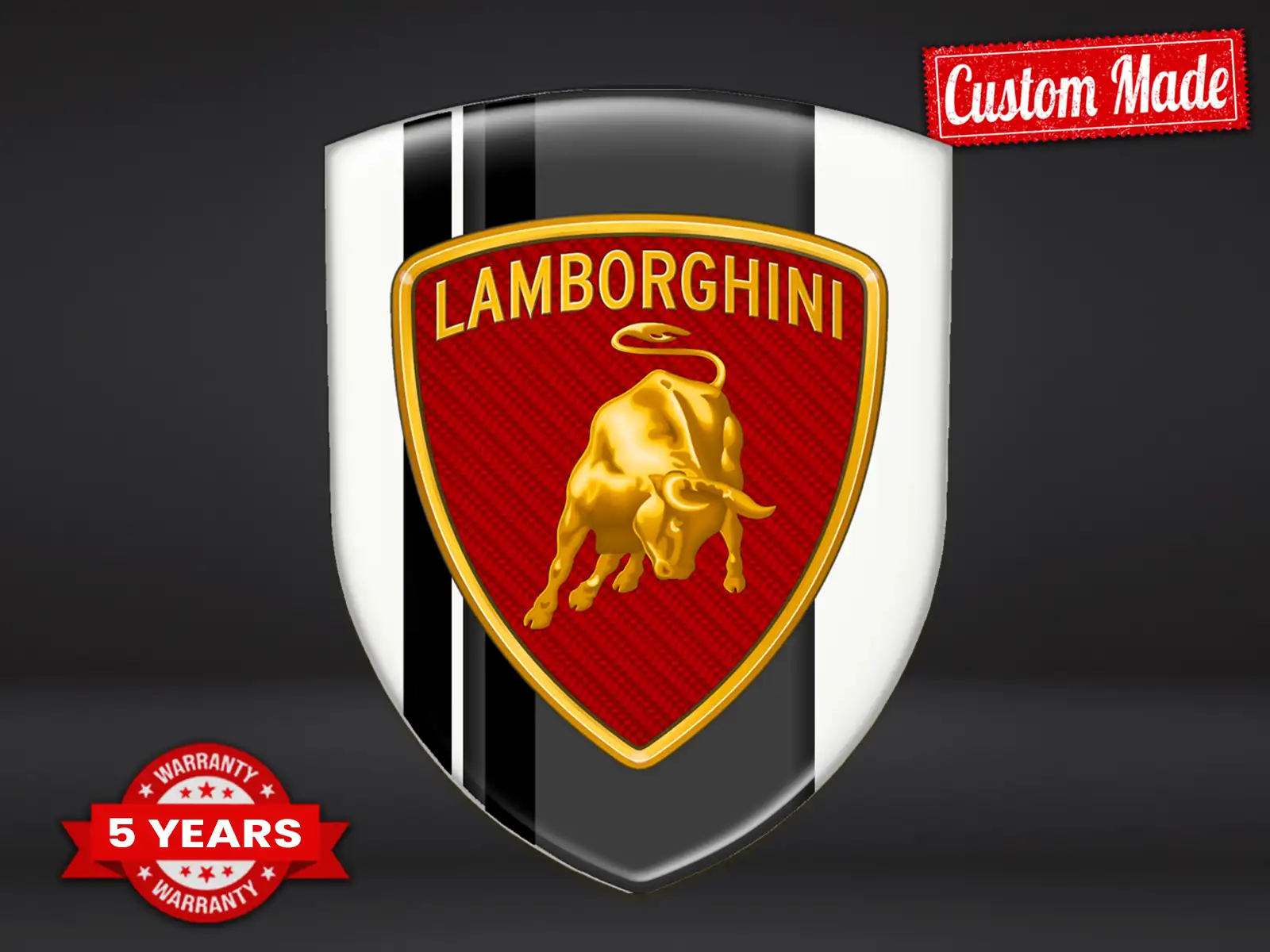 Lamborghini Fensteraufkleber Racing Design Professionell